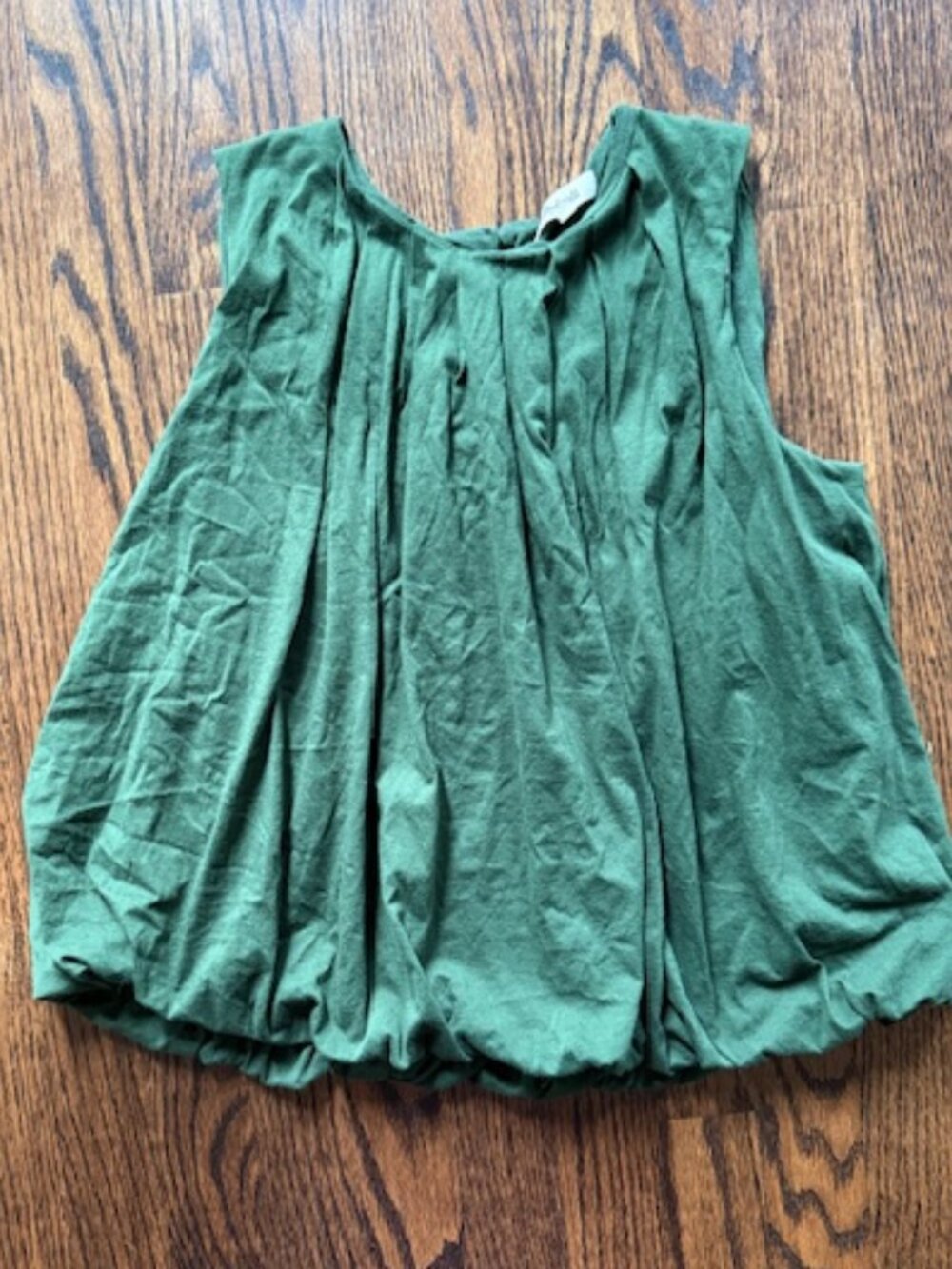Madewell bubble hem, high-neck tank top size S